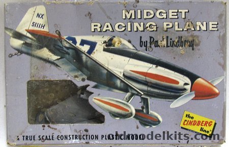 Lindberg 1/48 Midget Mustang Racing Plane by Dave Long, 421-29 plastic model kit